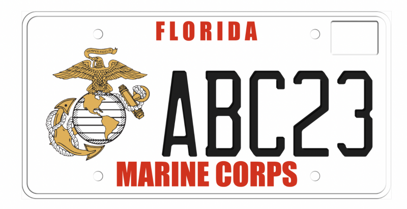 Marine Corps Specialty Plate